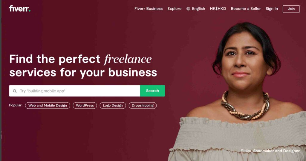 fiverr affiliate programmes