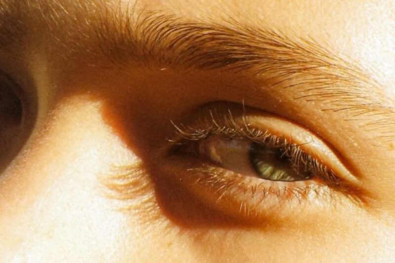 close up of perfect, dewy skin