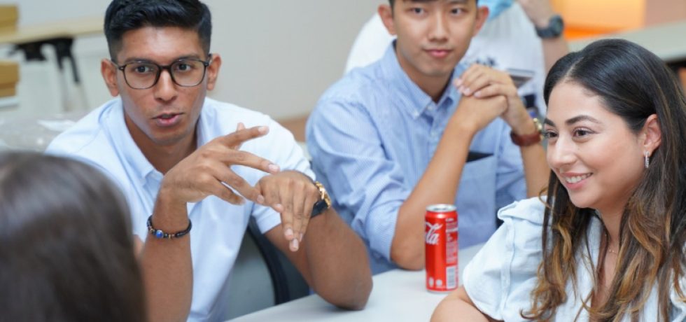TROA with a group of students in Singapore